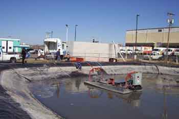 mobile sludge dewatering